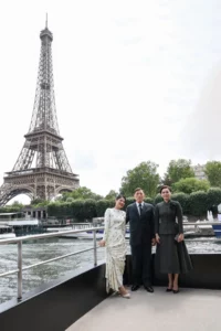 Le roi, la reine et la princesse